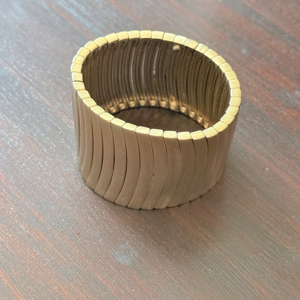 Lia Sophia gold stretch bracelet